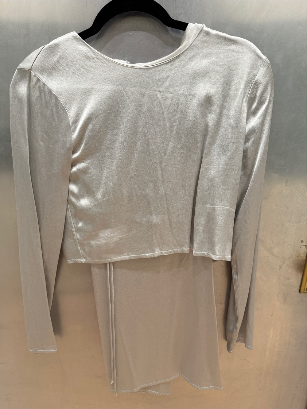 Pearl Grey Skirt Set